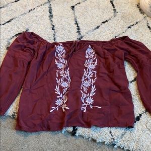 Burgundy Top